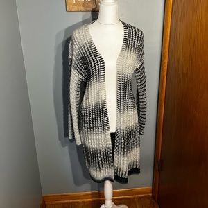 White and Blue Ombré Sweater